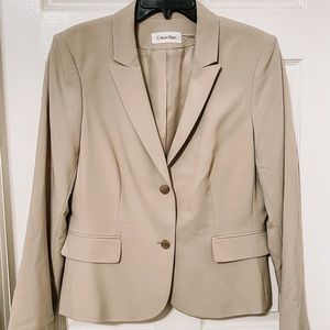 Calvin Klein khaki blazer